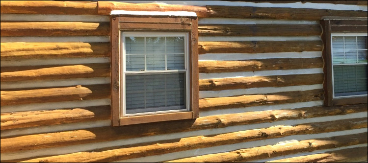 Log Home Whole Log Replacement  Green Camp, Ohio