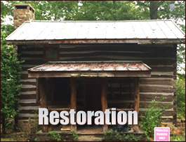 Historic Log Cabin Restoration  Marion County, Ohio