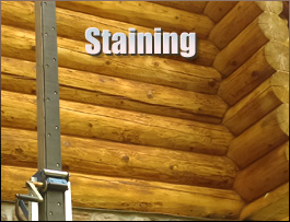  Marion County, Ohio Log Home Staining